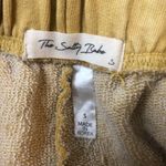 The Salty Babe Womens French Terry Shorts Pull On Lounge Yellow S Photo 2