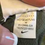 Nike PRO ATHLETIC LEGGINGS WITH SPARKLE MESH PANELS M OLIVE GREEN NEW A46 Photo 7