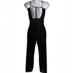 Pretty Little Thing  Black Ribbed Jumpsuit Size 0 Photo 1
