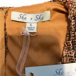 She & Sky  sleeveless back zipper tweed style dress size large nwt Photo 5