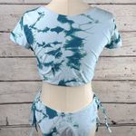 Zaful Crop Top Style Bikini Set Aqua/Teal-XL Photo 2