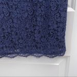 Adrianna Papell Navy Lace Dress Formal Career 8 Photo 15