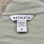Athleta  Step Forward Sweatshirt Tee Fern Green Medium M V-Neck Half Sleeve Photo 5