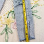 Old Navy  OG Straight Jeans Light Wash Distressed Button Fly Cropped Size 6 Photo 1