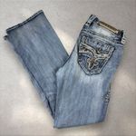 Rock Revival  Leni Easy Boot Jeans Women's 28x30 Bootcut Rhinestones Y2k Vintage Photo 0