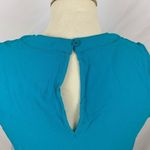 Maison Jules Maison‎ Jules turquoise polyester fit & flare sleeveless dress Photo 3