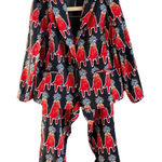 L’atiste By Amy Women’s Luxury Gloves Print Red Blazer & Trouser Set Size 3X‎ Photo 0
