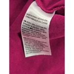 Chico's  Magenta Dark Pink Lace Trim Sleeves Blouse Size 2 - Large Photo 3