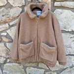 I am gia I.AM.GIA Sherpa Teddy Jacket Beige Large Photo 1