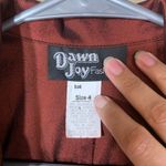 Vintage Dawn Joy Fashions metallic maroon blazer‎ Size 4 Photo 6