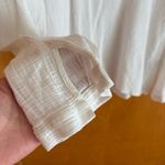 barney's new york  Cream Ribbed Mandarin Collar‎ Blouse Photo 2