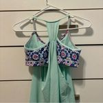 Lululemon  No Limits Tank Aquamarine Printed Power Purple Photo 2