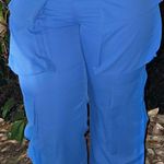 Royal Blue V Lined Cargo Pants Photo 0