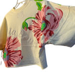 Spirit Jersey Isla Bonita Floral Crop Top, Size M, New with tag Photo 0