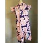 Never A Wallflower Floral Ruffle Dress Red White Blue Sleeveless Mini boho small Photo 1