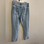 Jeans destress teen No Boundaries Mom Jean Fashion Destructed Size 5 NWT Blue Photo 4