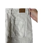 American Eagle Outfitters Womens US 0 Cream Corduroy Mini Skirt Photo 3