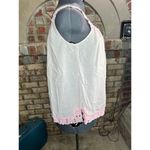 tank top pink lace square neck Size M Photo 7