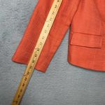 Talbots Blazer Suit Jacket Women 8 Light Pink Salmon 100% Cotton Professional Photo 7