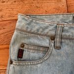 Mudd Light wash blue two toned jean  vintage skirt Photo 2