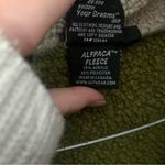 Kuhl  size large 1/4 zip alpaca fleece Olive Green Women's Sweater Photo 8