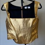House Of CB  'Karia'‎ Gold Corset Top NWOT size L Photo 7