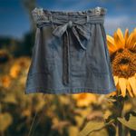 American Eagle chambray paper bag tie waist skirt
SMALL Photo 3