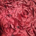 Anthropologie  Tracy Reese Maroon 3D Floral Rose Cocktail Dress NWT Photo 12