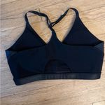 MPG Sportswear Black Faux Leather Sports Bra & Leggings Set Photo 10