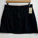 AGOLDE skirt 28 denim mini skirt cotton pleated Photo 0