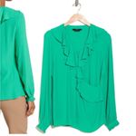 Vertigo Paris ‎Crisscross Overlay Ruffled Top Photo 2