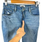 Paige  Sarah Slim Crop Jeans Starstruck Destructed High Rise Size 27 Distressed Photo 3