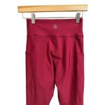 Johnny Was Calme  endurance high waisted maroon leggings size XS NEW‎ Photo 2