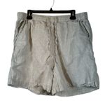 Tahari  Tan 100% Linen 5.5" Bermuda Pocket Shorts Size XL EUC #5687 Photo 0