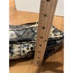 Dana Buchman Hobo Bag Womens Large Brown Snake Print Faux Leather Shoulder Zip Photo 8