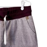 Life Integrity Earth purple and white comfortable knit sweatpants pockets Size M Photo 1