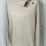 J.Crew  Cream Cowl Neck Sweater‎ with Relaxed Fit Photo 0