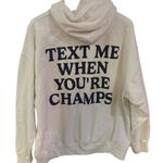 Gildan Alabama Football #18 text when you are champs white hoodie XL Photo 2