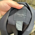 SMYTHE WOMENS WOOL SINGLE BREASTED BLAZER Black Size 6 Photo 3