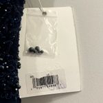 Mac Duggal 20264 Navy Beaded Cap Sleeve Maxi Gown Dress Size 12 NWT Photo 4