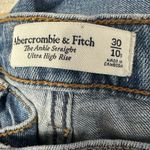 Abercrombie & Fitch Jeans 30/10Short Ankle Straight Ultra High Rise Distressed Photo 4
