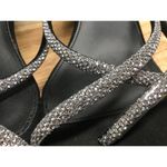 Fashion to figure Nikita Wide Width Women's 10 W Silver Slip-On Dress Sandals Photo 9