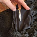 Free People BLACK CROCHET KNIT BOHO DRESS Photo 6