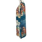 ZINZANE Women's Sleeveless Floral Midi Dress Size L Blue Multicolor Tropical Size L Photo 3