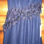 Mac Duggal  11152 Womens Floral Applique A-Line Evening Gown Photo 9