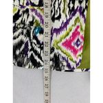 Silk Land Collection Women's Multicolored Blazer White Size 1X Photo 4