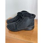 Bzees  Women's Kick Back Black Zipper Ankle‎ Boot Black Size 7.5W Washable Photo 1