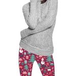 Nordstrom Holiday Festive Fleece Lined Cozy Leggings Pants❤️ Photo 0