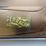 Salvatore Ferragamo  Womens Black Leather Italy Pump Heels Size 9.5 4AAAA Photo 6