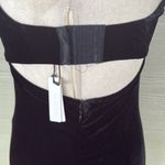 Rumored “Runaway” Black Velvet Midi Dress Photo 4